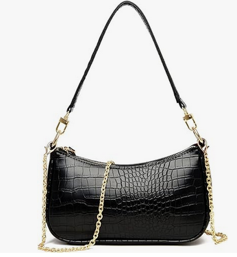 DOREAMALOE Shoulder Bag Retro Classic Purse Clutch Shoulder Tote HandBag with Zipper Closure for Women