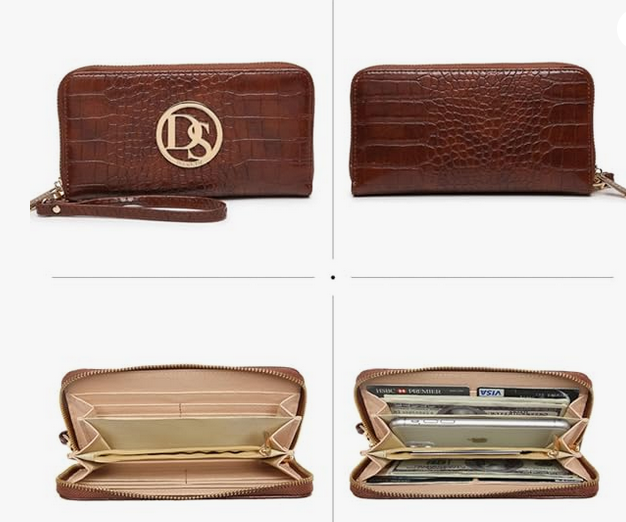 Dasein Women Handbags Top Handle Satchel Purse Shoulder Bag Hobo Bag Work Bag Set 2pcs - Image 5